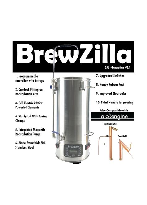 Robobrew Brewzilla - Angel Homebrew