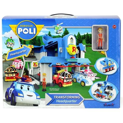 Robocar Poli Ana Merkez Oyun Seti.