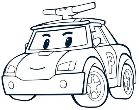 Robocar Poli Printable