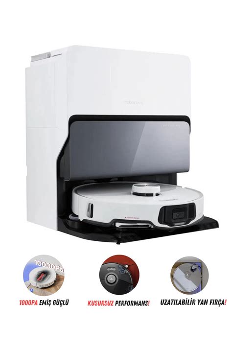 Roborock S6 Robot Vacuum Cleaner Islak ve Kuru Robot.