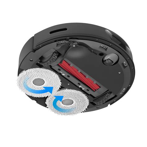 Roborock qx revo. Spins and scrubs the mop pads along the dock base to keep them clean after every run. Dries the mops completely with 45℃ of warm air, preventing the growth of mould and unpleasant odors. Allows for up to 7 weeks 1 without emptying. Fills the water tank automatically for a max mopping range of up to 400 sqm (4305 sqft) 2. 