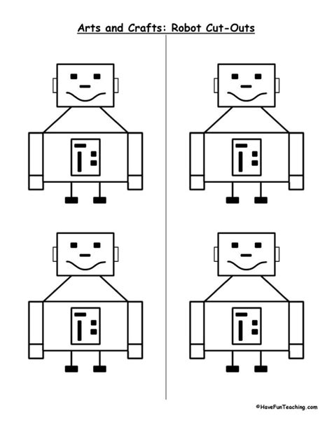Robot Cut Outs Have Fun Teaching
