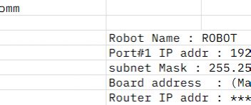 Robot IP Address?? — DoF