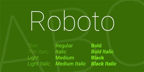 Roboto Font