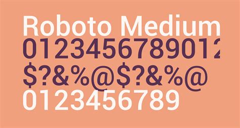 Roboto Medium free Font What Font Is