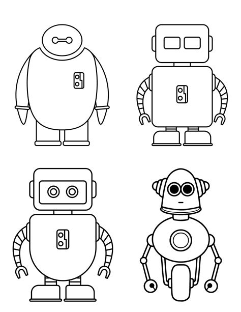 Robots Coloring Pages Coloring Pages