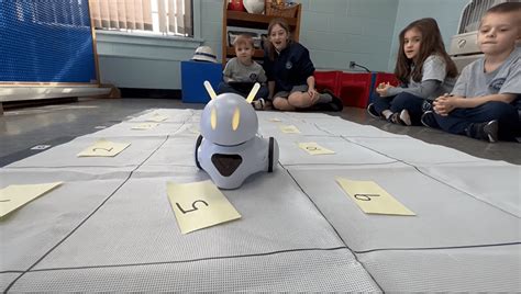 Robots move around local classrooms as part of new computer science standards