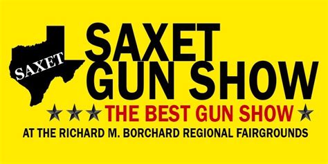 Robstown gun show. Details. Start: 02/25/2023 @ 9:00 am. End: 02/26/2023 @ 5:00 pm. Cost: $8. Event Category: Gun Show. Website: http://www.saxetshows.com. Organizer. Saxet Trade … 