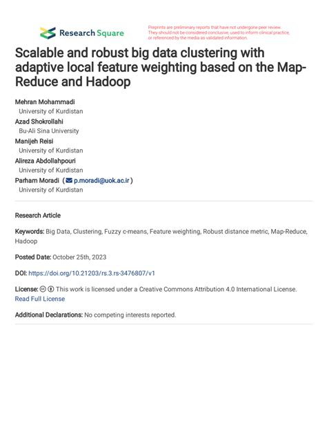 Robust local feature weighting hard c-means clustering algorithm