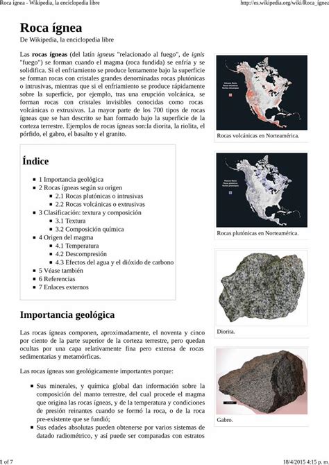 Roca ígnea - Wikipedia, la enciclopedia libre