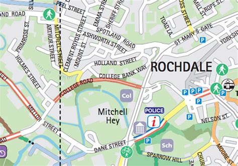 Rochdale Cycling guide with maps and routes cycle.travel