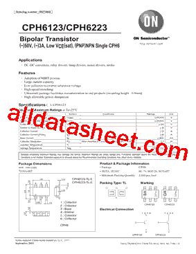 Rochester Electronics (en-US) : Part CPH6123-TL-E