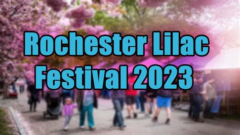 Rochester lilac festival 2023. Performing Saturday, May 13, 2023 On The Free Center Stage. 2023 Lineup. Everyone can enjoy all of the music at the Rochester Lilac Festival for FREE. Upgrade to VIP. ... and has been featured at the Rochester Jazz Festival, Lilac Festival, and numerous private events. The group plays a mix of funk, soul, and pop music, with contemporary hits ... 