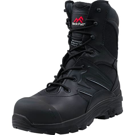 Rock Fall Titanium Waterproof High Leg Boots - Clad Safety