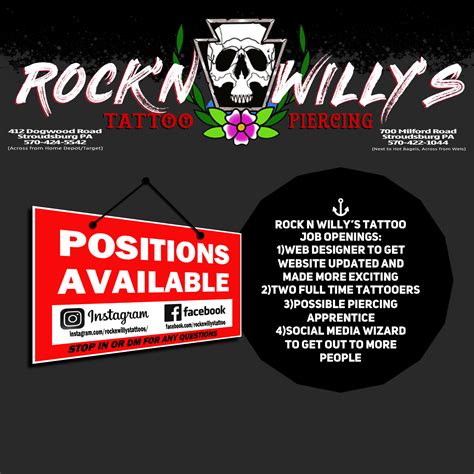 Rock N Willys Piercing Prices