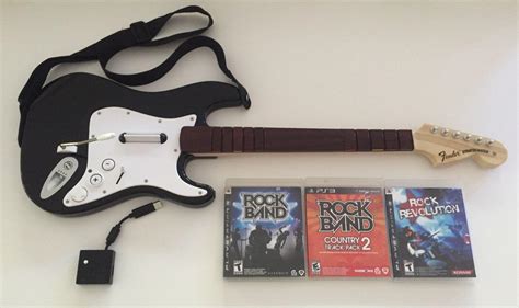 Amazon.com: Rock Band PS3 Fender Stratocaster PGTSELEA2B USB D
