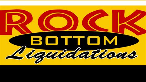 Rock bottom liquidations. Info coming soon! © 2035 by Rock Bottom Liquidations.Powered and secured by Wix. FAQ 