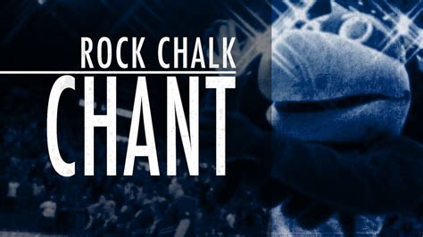 Well, you’d be right about the first part–the “Rock Chalk, Jayhawk” 