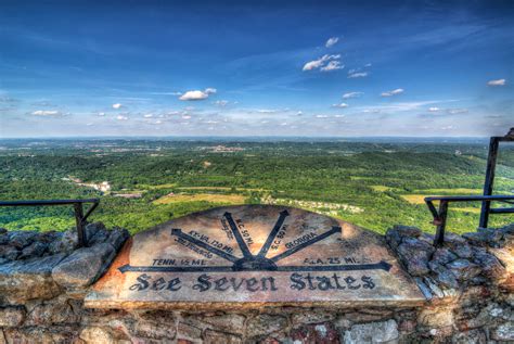 Rock City was fantastic. Located on Lookout Mountain, Rock City is a self-guided walking tour of gardens, rock formations, and amazing panoramic views of seven states. Pinch between large rocks at Needles Eye and Fat Man’s Squeeze or take a breathtaking photo at Lover’s Leap.. 