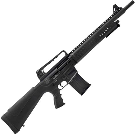The VR60 AR semi-automatic shotgun uses a conventional gas-operated action which is located around the support tube that runs below the barrel. The upper receiver is manufactured from an aluminum .... 