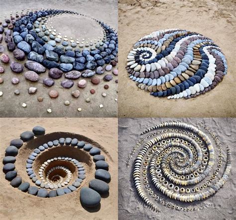 Rock patterns in the sand r/oddlysatisfying