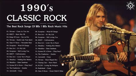 Rock songs from 90s. The 1990s was an iconic decade for music, giving birth to some of the most influential bands in history. From grunge to alternative rock, these bands shaped the sound of a generati... 