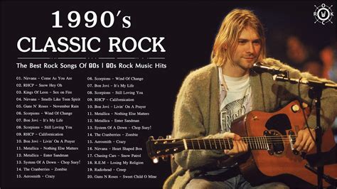 Rock songs from the 90s. 1. Nirvana. It’s impossible to look back at ‘90s rock music without spotlighting Nirvana. With more than 50 million albums sold worldwide in the decade - including more than 10 million copies ... 