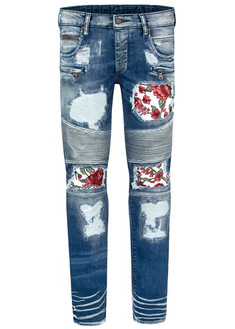Rock star denim. Mens Stacked Jeans Slim Fit Ripped Skinny Stretch Jeans Distressed Straight Denim Pants Hip Hop Trousers Streetwear. 81. 50+ bought in past month. $3847. List: $44.24. Save 10% with coupon (some sizes/colors) FREE delivery Thu, Mar 28. Or fastest delivery Wed, Mar 27. +11. 