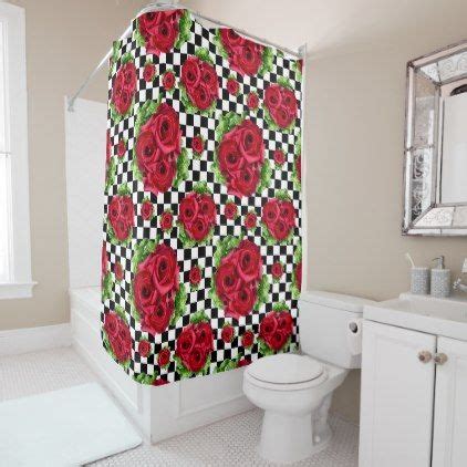 Rockabilly Retro Shower Curtains Zazzle