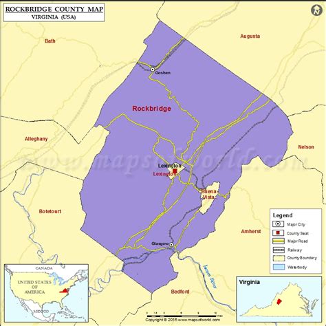 Rockbridge county map. 50 SECONDARY MILEAGE TABULATION ÉË TYPE F...