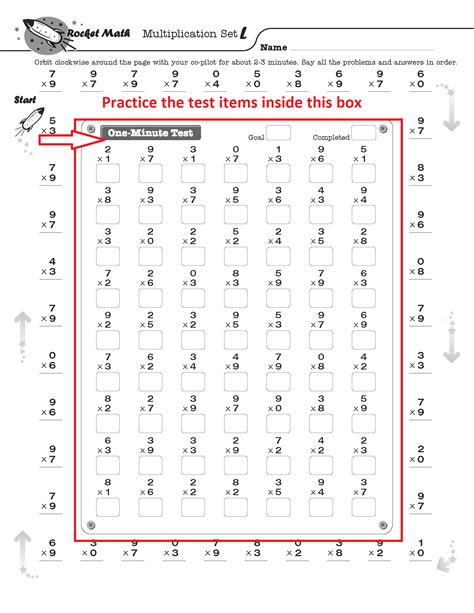 Rocket Math Addition Worksheets