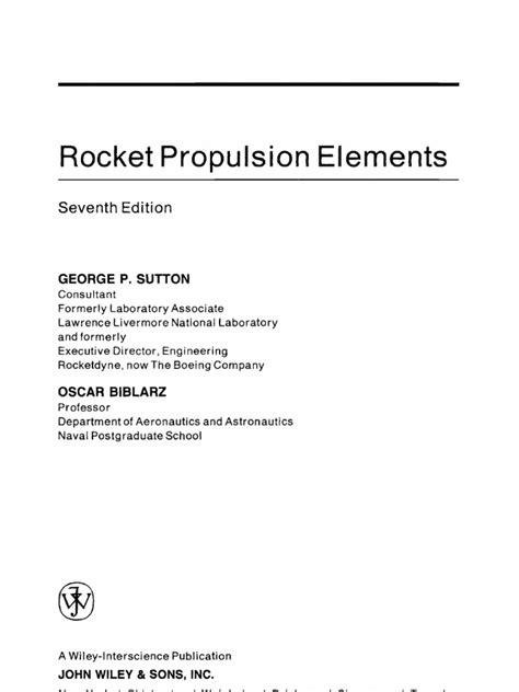 Rocket propulsion elements 7th edition solution manual. - Beiträge zum umgang mit der staatssicherheits-vergangenheit.