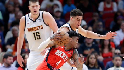 Rockets beat first-place Nuggets 124-103 in home finale