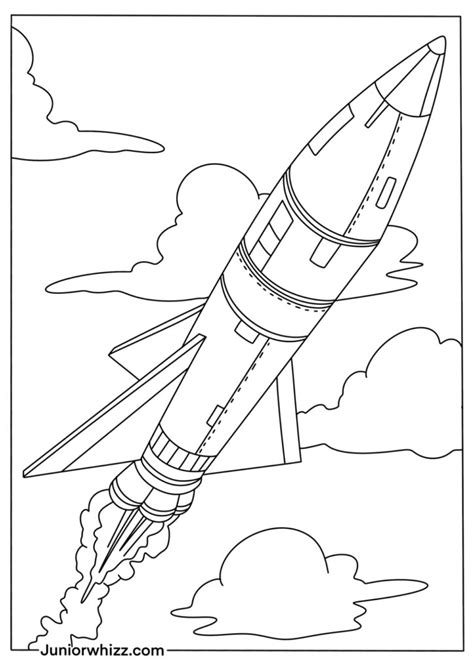 Rocketship Coloring