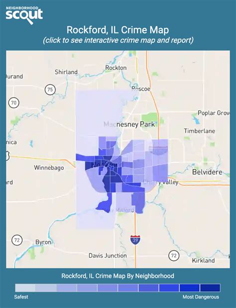 Rockford, IL Illinois murders, rapes, robberies, assaults, burglaries, thefts, auto thefts, arson, law enforcement employees, police officers, crime map.