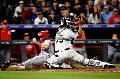 Rockies lose 3-1 pitcher’s duel to Reds at Coors Field