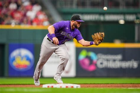 Rockies trade Mike Moustakas to Angels in exchange for right-handed prospect Connor Van Scoyoc