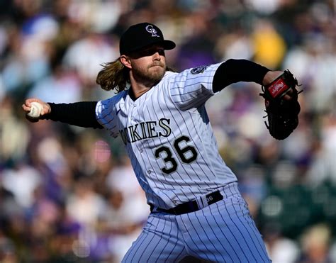 Rockies trade right-hander Pierce Johnson to Braves for pitching prospects Victor Vodnik and Tanner Gordon