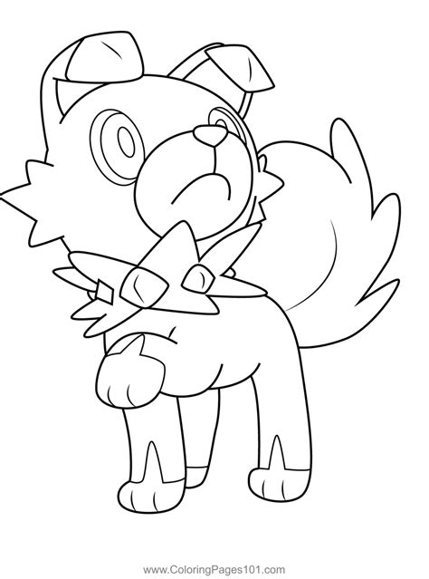 Rockruff Coloring Pages - creakids.info