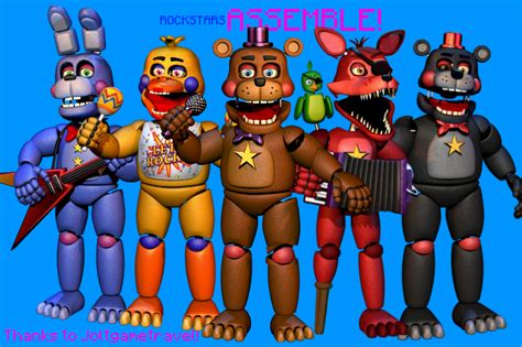 Also of note is that these heights are from the feet to the top of the head, ears and hats aren't included. I only decided to include characters that jumpscare the player, so if you have anything you want me to include, post in the comments. FNAF 1: Freddy/Golden Freddy: 6.6 feet. Bonnie: 6.3 feet. Chica: 6.4 feet.