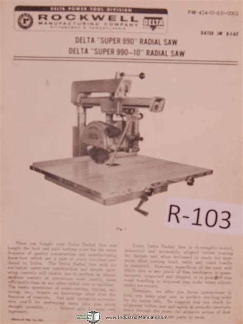 Rockwell delta operators instruction parts super 990 990 10 radial saw manual. - Marcel proust the life and works the authoratitve guide to the master.
