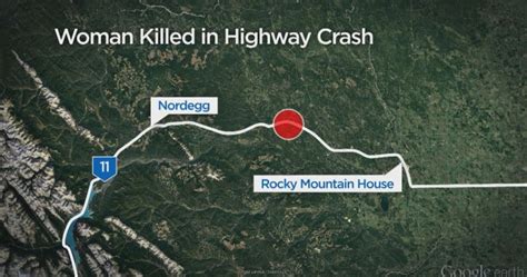 Rocky mountain house car accident today. .  ...