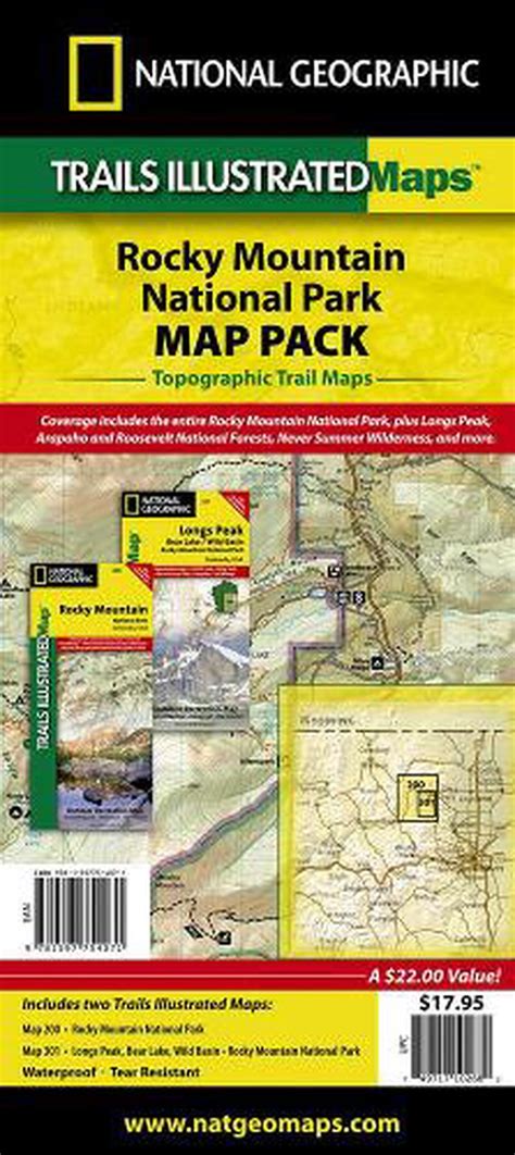 Read Online Rocky Mountain National Park Map Pack Topographic Trail Maps By Not A Book