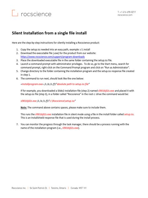 Rocscience manual.  User manual for Rocscience Software silent install/uninstall.  The v...