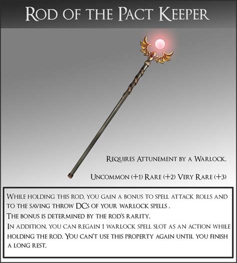 Rod Of The Pact Keeper 5e Price