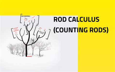 Rod calculus