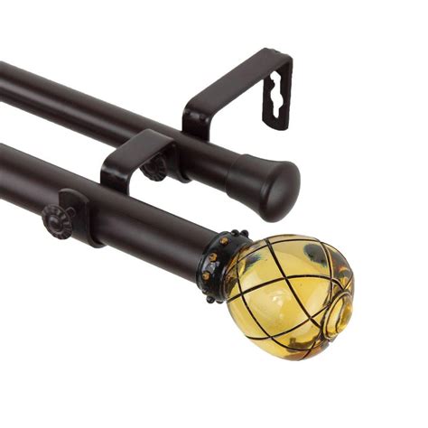 Rod desyne rods. Buy Umbra Cappa Double Curtain Rod, Includes 2 Matching Finials, Brackets & Hardware, 36 to 66-Inch, Brushed Black: Double Rods - Amazon.com FREE DELIVERY possible on eligible purchases Amazon.com: Umbra Cappa Double Curtain Rod, Includes 2 Matching Finials, Brackets & Hardware, 36 to 66-Inch, Brushed Black : Home & Kitchen 