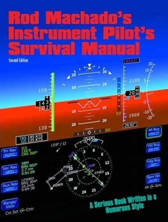 Rod machados instrument pilots survival manual. - Takeuchi bagger teile katalog anleitung tb21.