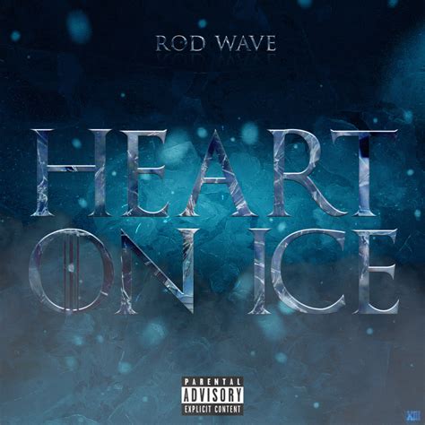Rod wave heart on ice. 