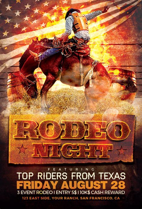 Rodeo Flyer Template